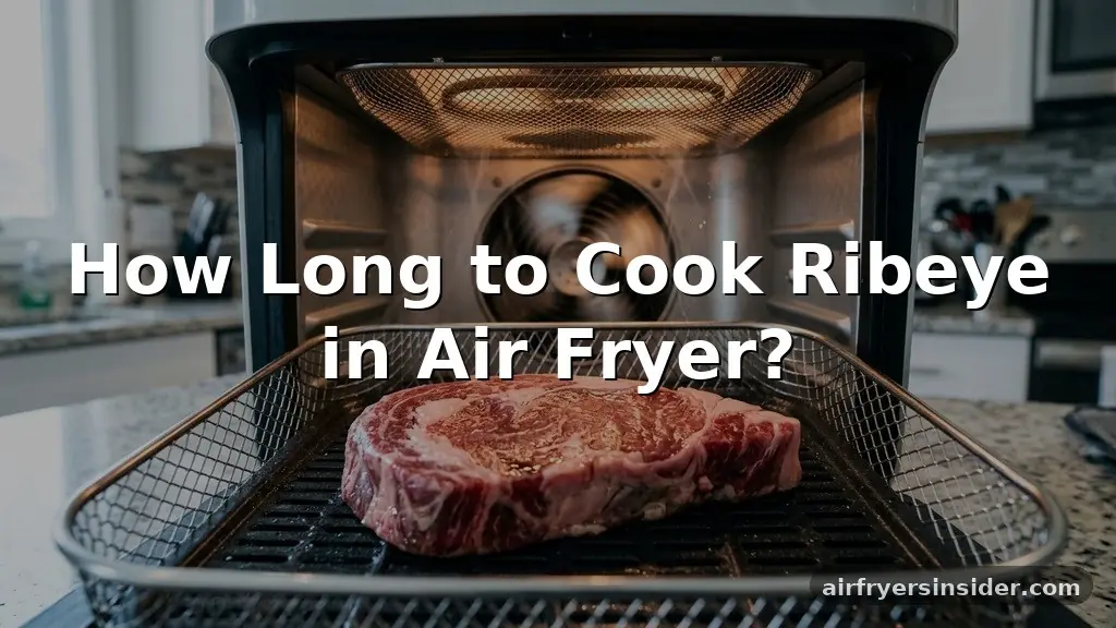 how long to cook ribeye in air fryer