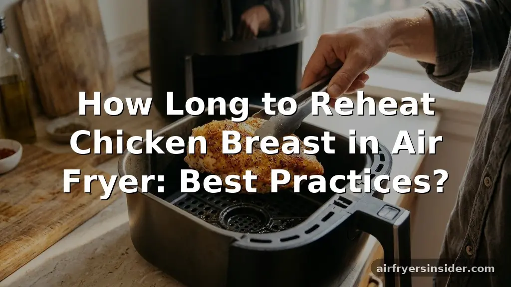 how long to reheat chicken breast in air fryer