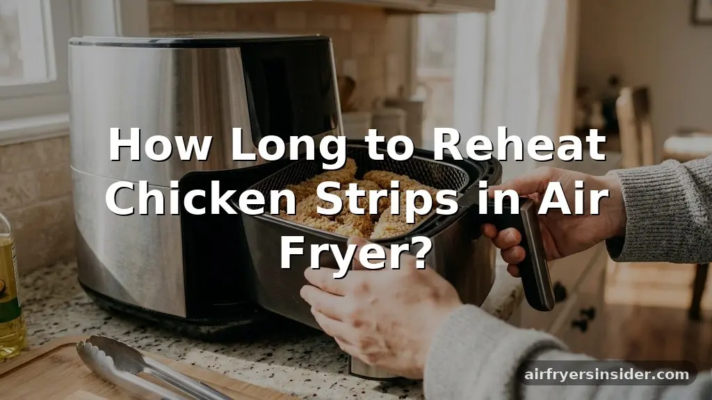 how long to reheat chicken strips in air fryer