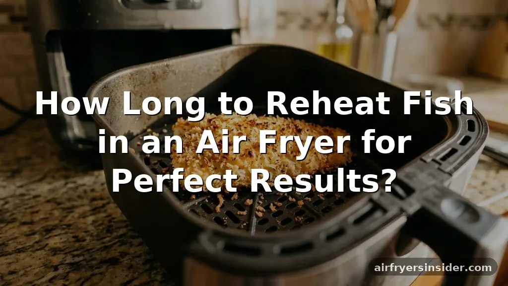 how long to reheat fish in air fryer
