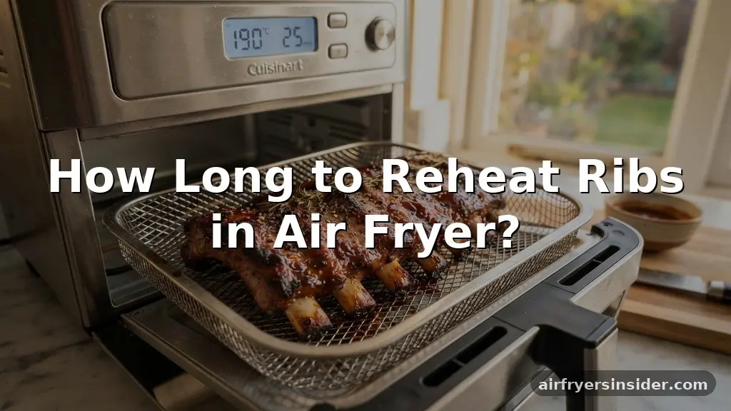 how long to reheat ribs in air fryer