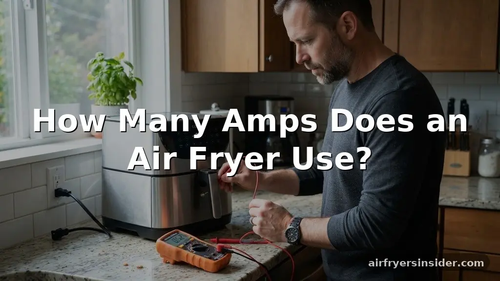 how many amps does an air fryer use