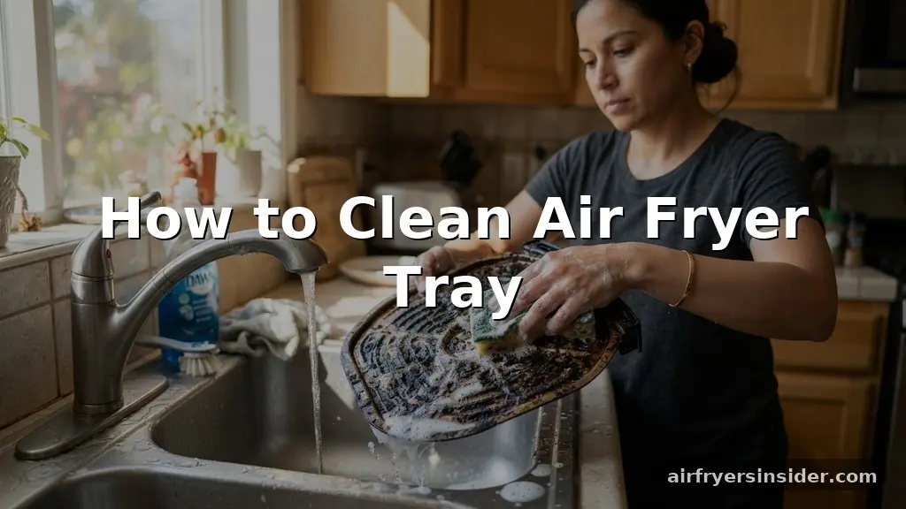 how to clean air fryer tray