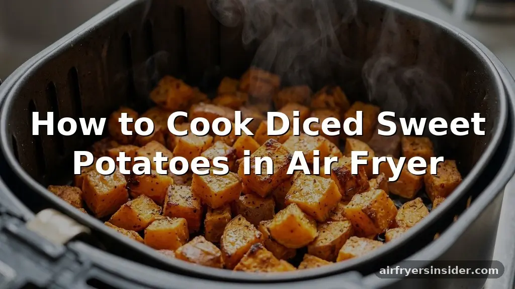 how to cook diced sweet potatoes in air fryer