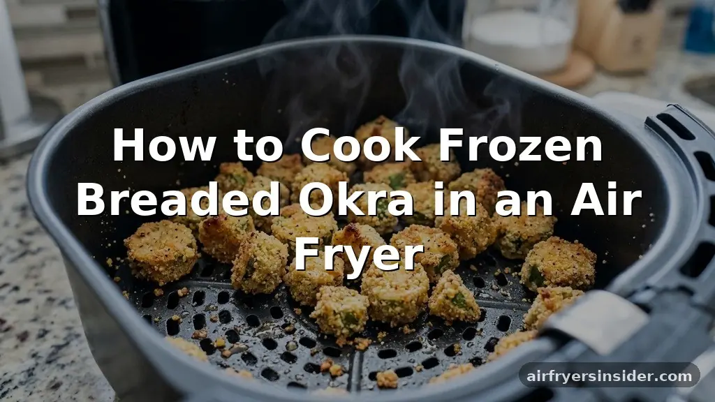 how to cook frozen breaded okra in air fryer