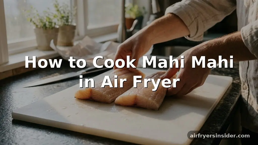 how to cook mahi mahi in air fryer