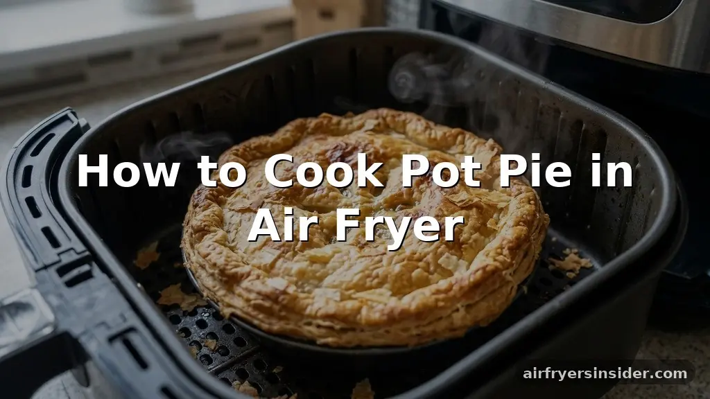 how to cook pot pie in air fryer