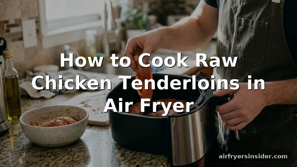 how to cook raw chicken tenderloins in air fryer