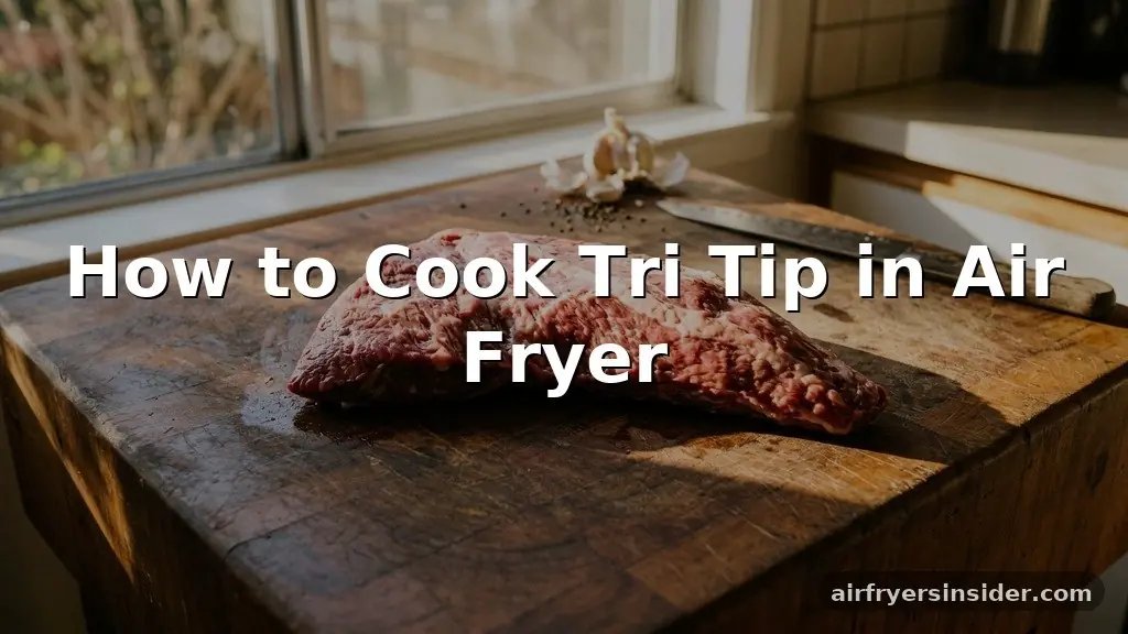 how to cook tri tip in air fryer