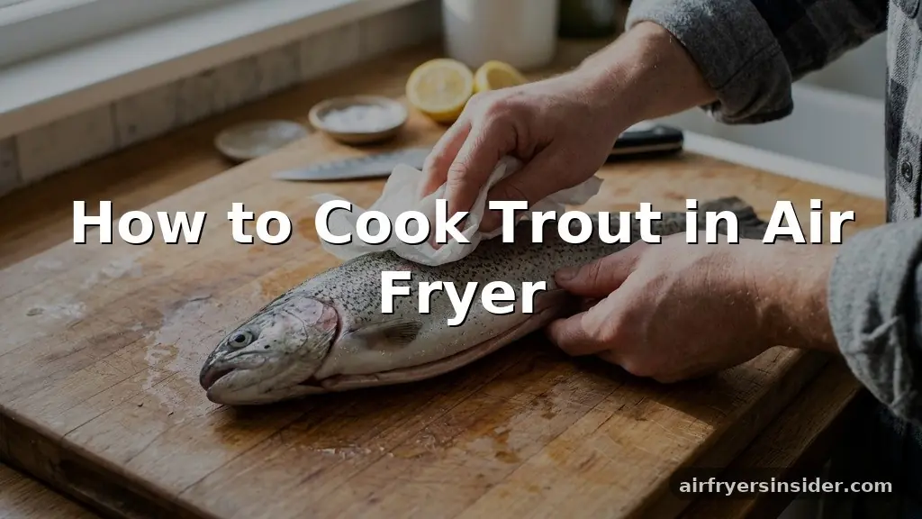 how to cook trout in air fryer