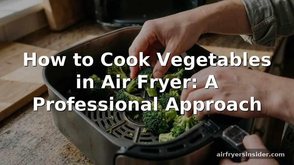 how to cook vegetables in air fryer