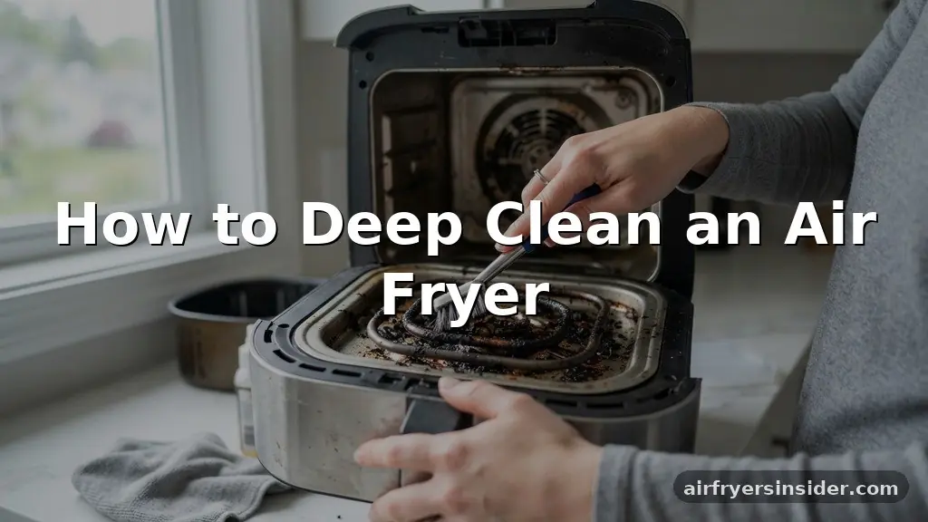 how to deep clean an air fryer