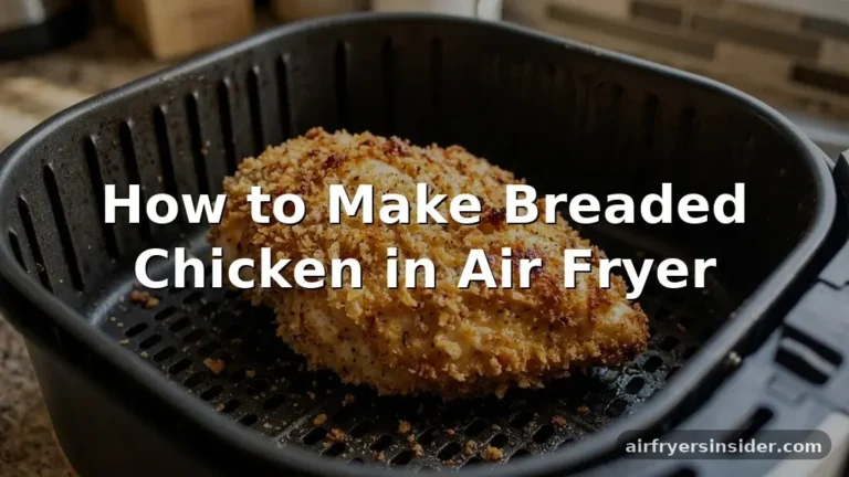 how to make breaded chicken in air fryer