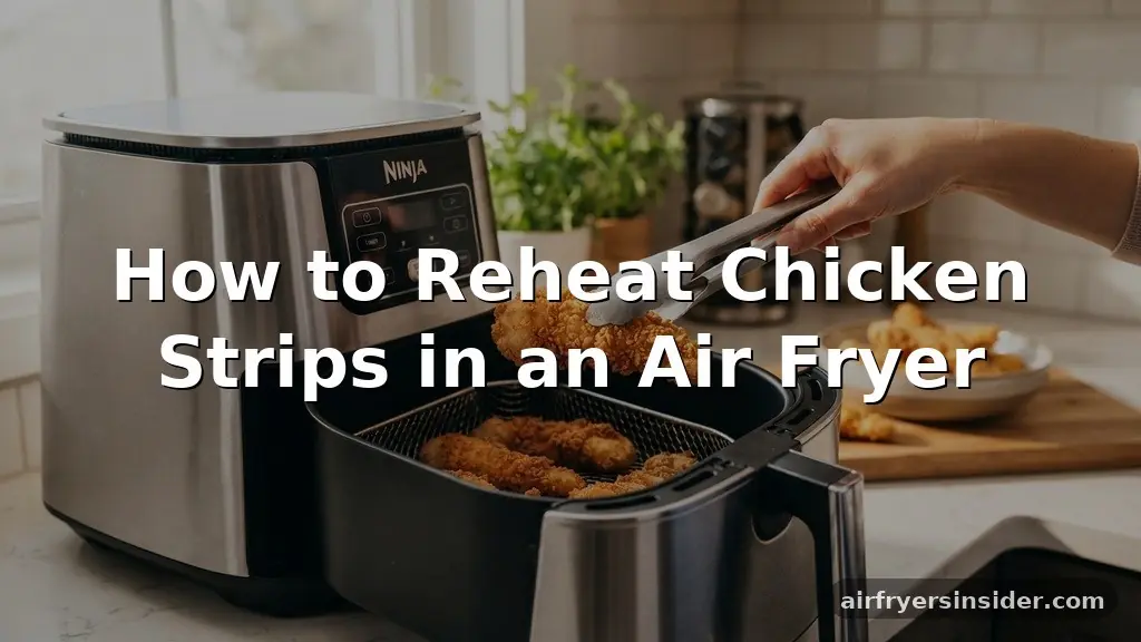 how to reheat chicken strips in air fryer