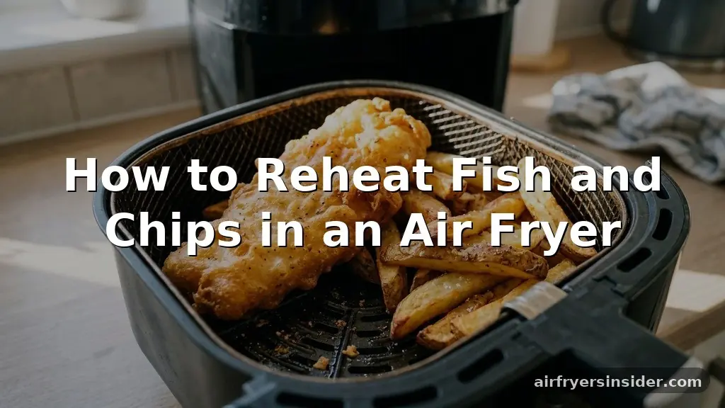 how to reheat fish and chips in air fryer