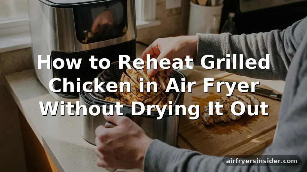 how to reheat grilled chicken in air fryer