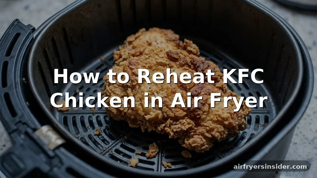 how to reheat kfc chicken in air fryer