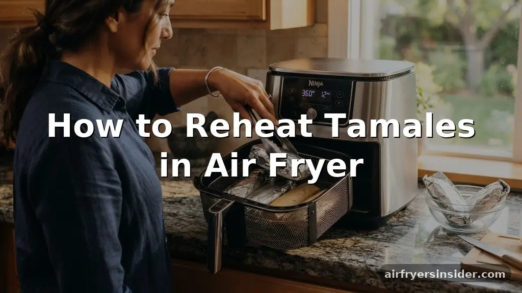how to reheat tamales in air fryer