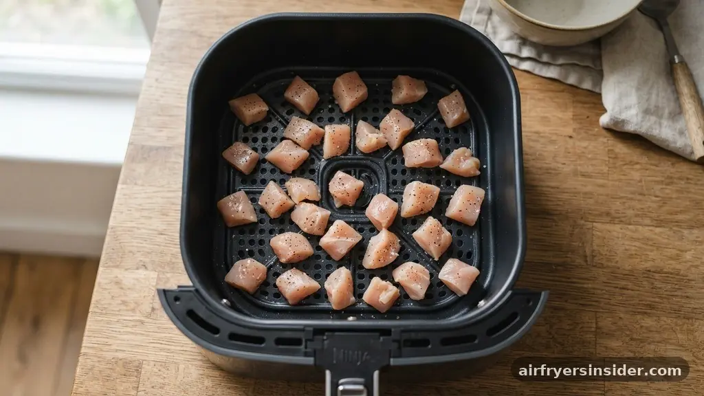 Managing Airflow and Basket Crowding - how long to cook diced chicken in air fryer