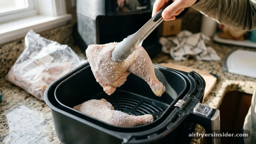 Managing Frozen Leg Quarters - how long to cook leg quarters in air fryer