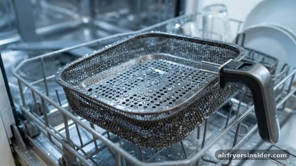 Manufacturer Guidelines and Material Integrity - can air fryer basket go in dishwasher