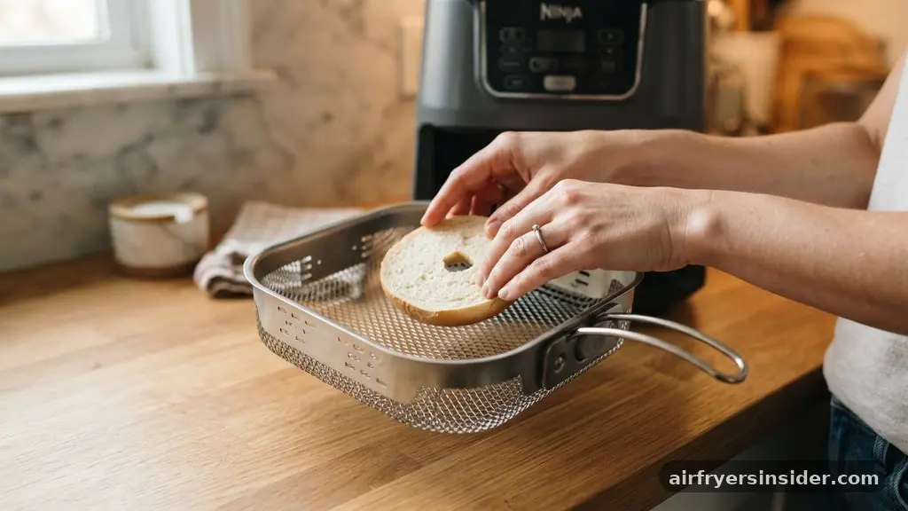 Preparing Your Bagel for Optimal Texture - how long to toast bagel in air fryer