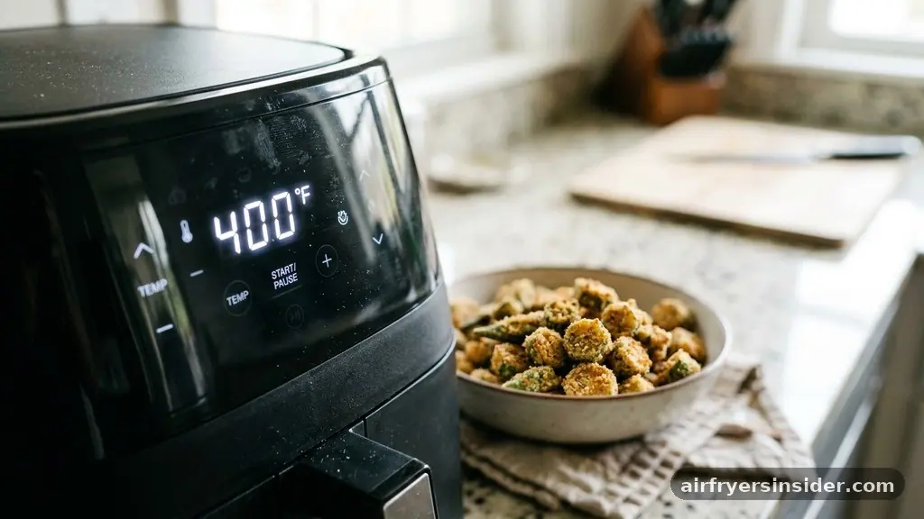 Temperature Settings and Timing Essentials - how to cook frozen breaded okra in air fryer
