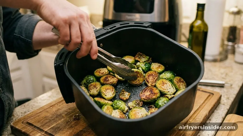 The Art of Tossing and Batch Cooking - how to cook vegetables in air fryer