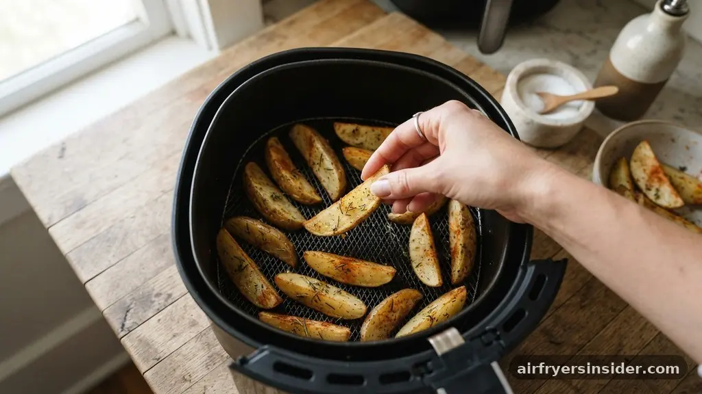 The Importance of Food Spacing - how to use air fryer oven