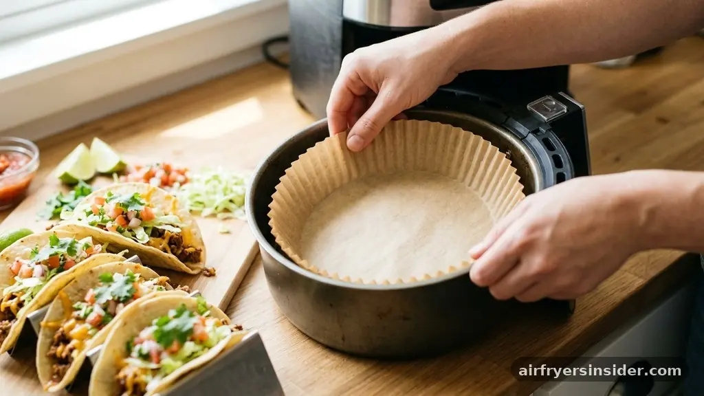 The Role of Accessories and Liners - how to reheat tacos in air fryer