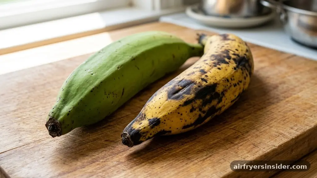Understanding the Difference Between Green and Ripe Plantains - how to cook plantains in air fryer